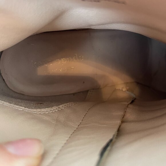 KATE SPADE Rudy Leopard Cheetah Calf Hair Block Heel Square Toe Ankle Boots 8.5 - Picture 7 of 14